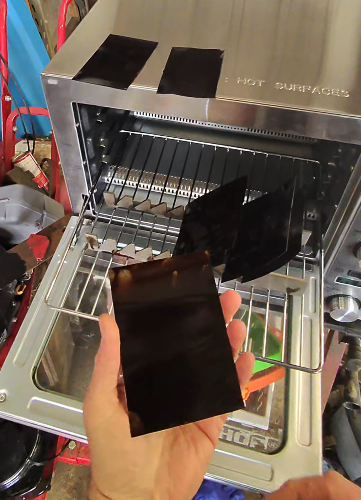 Vintage Metal Automotive Fluid Can Tintype Plate Japanned And Ready To Use. Delaware Ohio Red Rabbit Photography